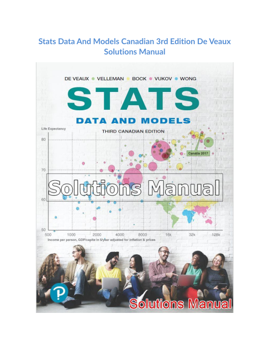 Stats Data And Models Canadian 3rd Edition De Veaux Solutions Manual