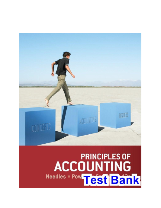 Principles of Accounting 12th Edition Needles Test Bank