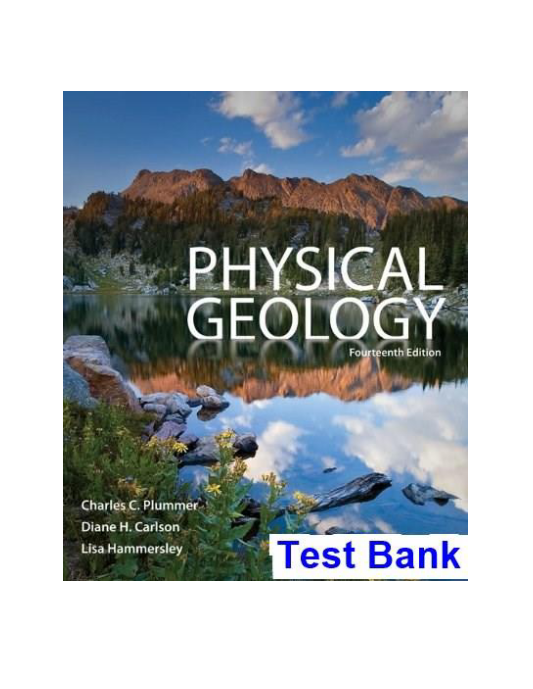 Physical Geology 14th Edition Plummer Test Bank