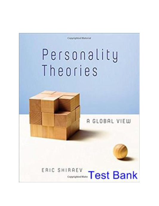 Personality Theories A Global View 1st Edition Shiraev Test Bank