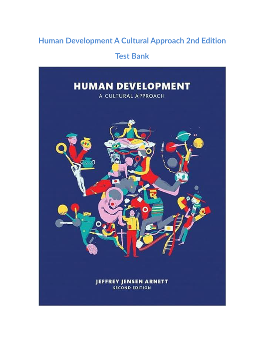 Human Development A Cultural Approach 2nd Edition