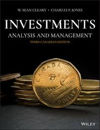 Cleary, Jones Investments Analysis and Management, 3rd Canadian Edition Solution Manual