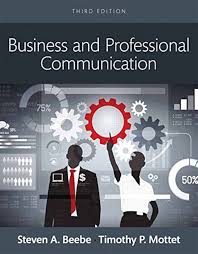 Business and Professional Communication Steven A. Beebe Test Bank and Instructor Manual 