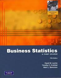 Business Statistics A First Course International Version, 5E David M. Levine Timothy C. Krehbiel,Mark L. Berenson Solution Manual