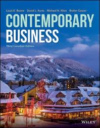 Test Bank for Contemporary Business, 3rd Canadian Edition Louis E. Boone