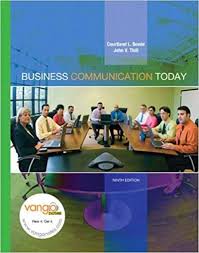 Test Bank for Business Communication Today, 9E Courtland L. Bovee