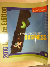 Boone, Kurtz Contemporary Business 2010 Update, 13th Edition Test Bank 